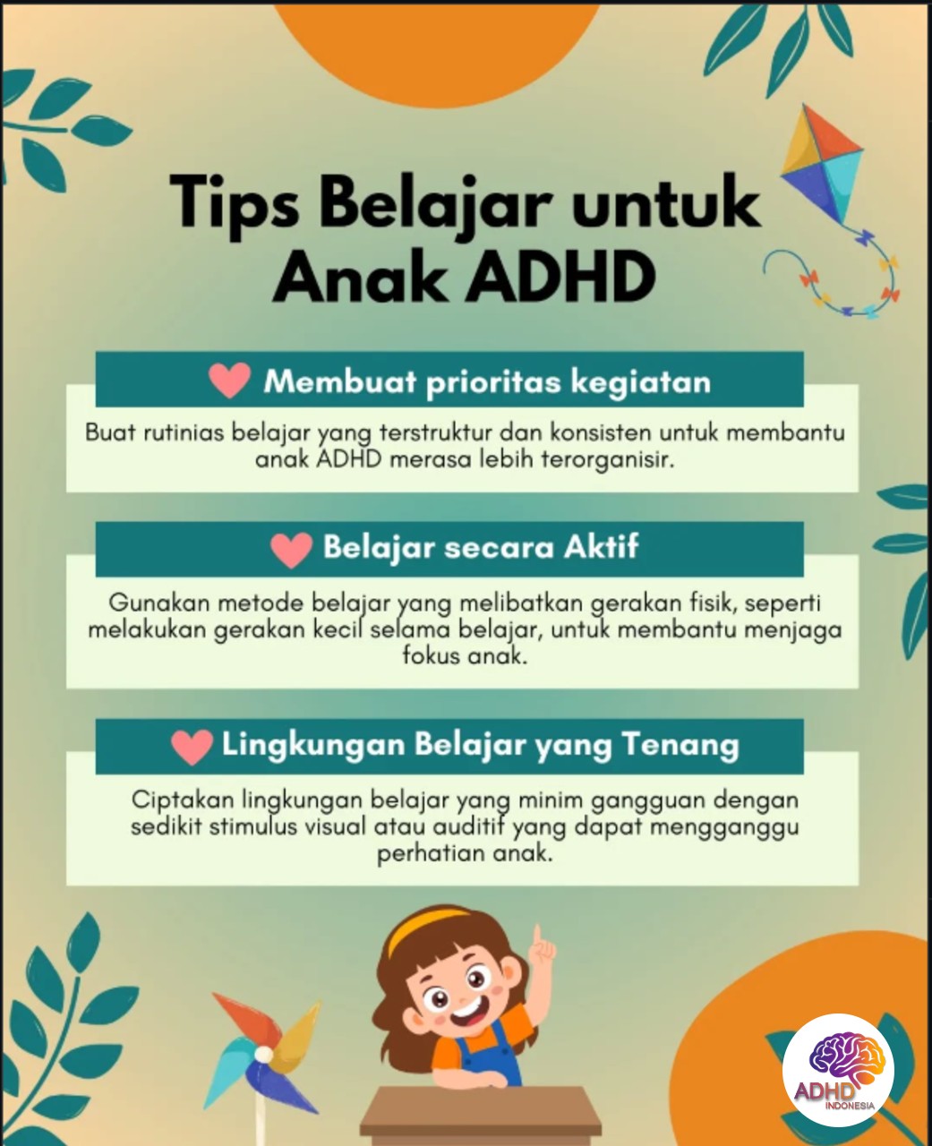 Strategi Belajar yang Cocok untuk Anak ADHD di Kabupaten Kepulauan Sangihe